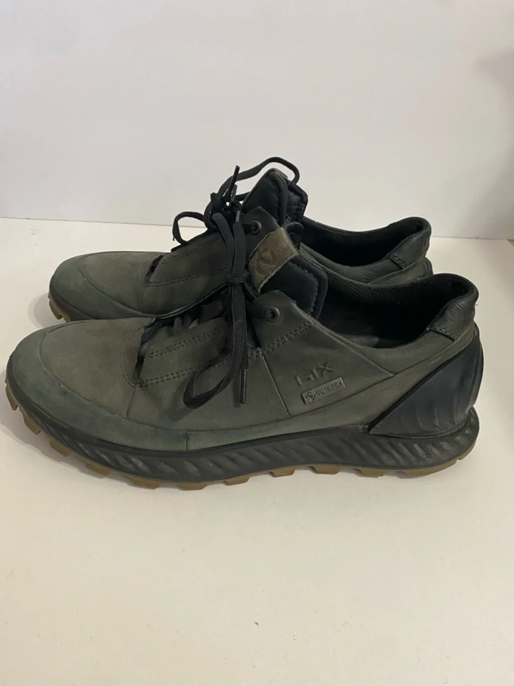 Ecco GTX Gore-Tex Exostrike Phorene Sole Dark Green Low Top Men’s Size9 (43)